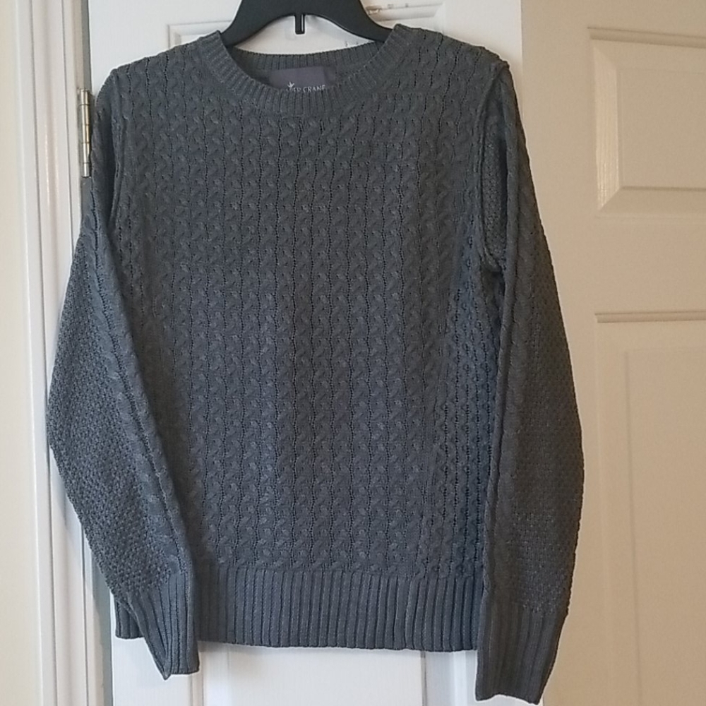 Sweater, gray. Large.